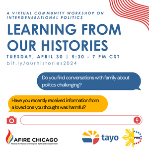 Workshop: Learning From Our Histories: A Virtual Community Workshop on Intergenerational Politics - April 30